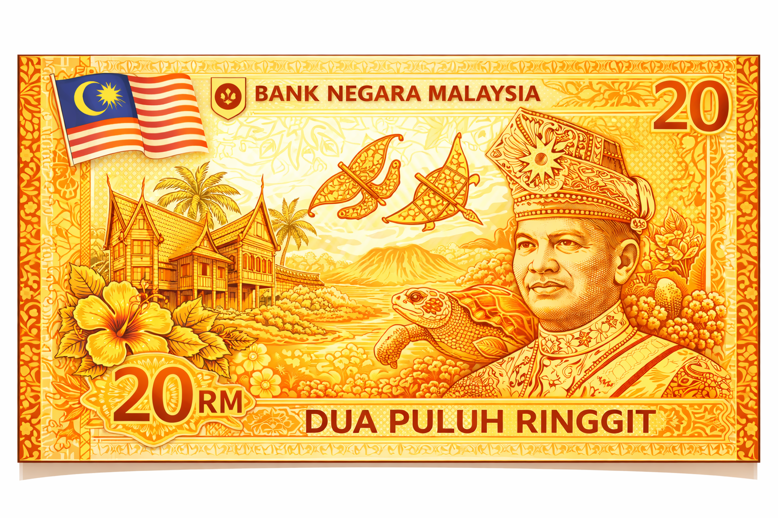 RM20 x 5 keping